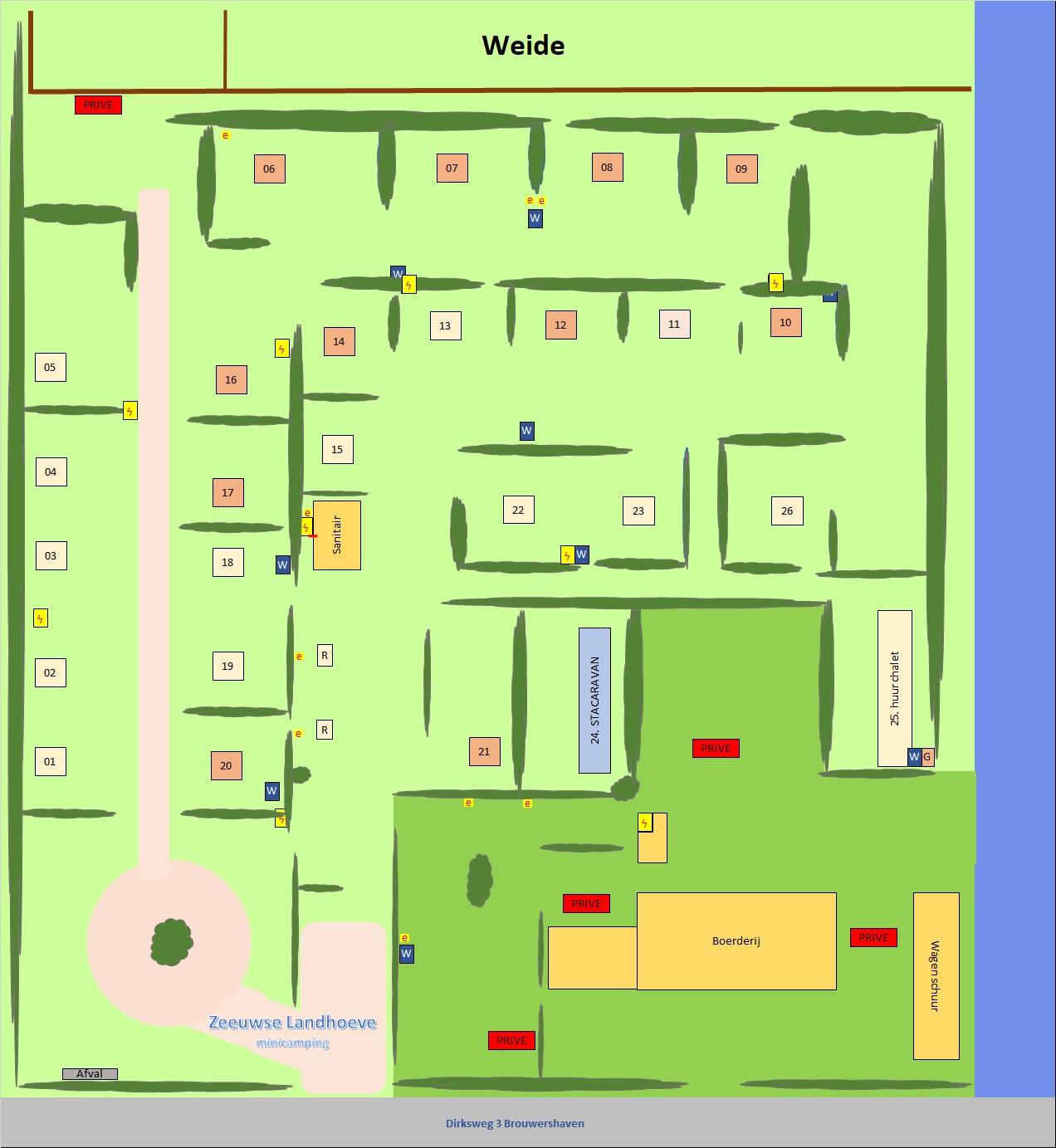 Plattegrond Zeeuwse Landhoeve